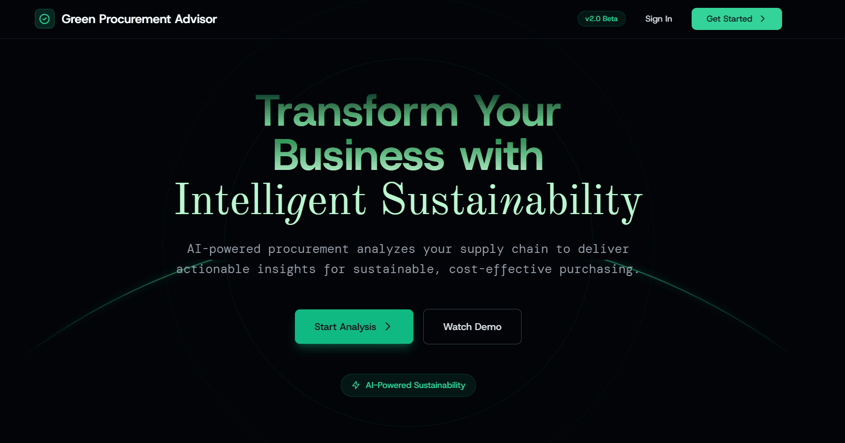 Green Procurement Advisor